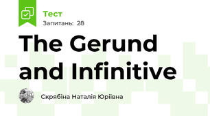 The Gerund and Infinitive 