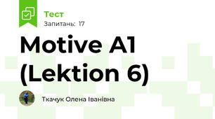 Motive A1 (Lektion 6)