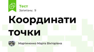 Координати точки