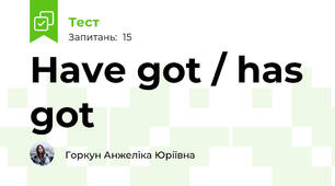 Have got / has got