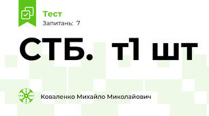 СТБ.  т1 шт