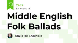 Middle English Folk Ballads