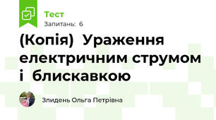 (Копія)  Ураження електричним струмом і  блискавкою