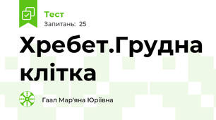 Хребет.Грудна клітка
