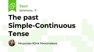 The past Simple-Continuous Tense