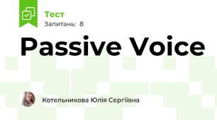 Passive Voice