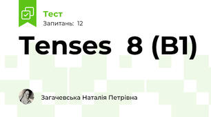 Tenses  8 (B1)