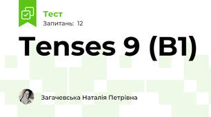 Tenses 9 (B1)