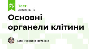 Основні органели клітини