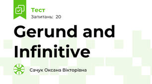 Gerund and Infinitive
