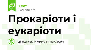 Прокаріоти і еукаріоти