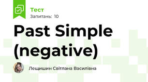 Past Simple (negative)