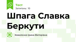 Шпага Славка Беркути