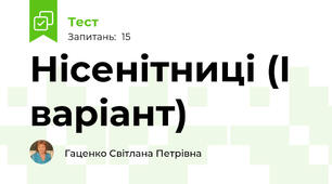 Нісенітниці (І варіант)