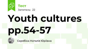 Youth cultures pp.54-57