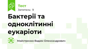 Бактерії та одноклітинні еукаріоти