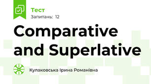 Comparative and Superlative 