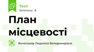 План місцевості