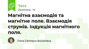 Магнітна взаємодія та магнітне поле. Взаємодія струмів. Індукція магнітного поля. 