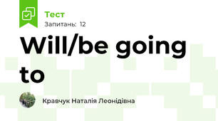 Will/be going to