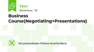 Business Course(Negotiating+Presentations)