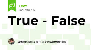 True - False