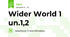 Wider World 1 un.1,2