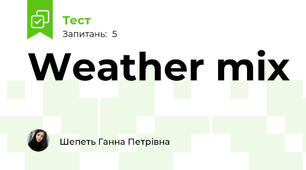 Weather mix
