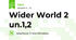 Wider World 2 un.1,2