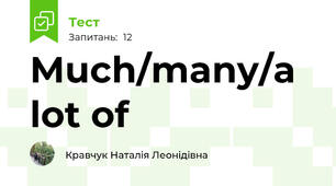 Much/many/a lot of