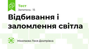 Відбивання і заломлення світла
