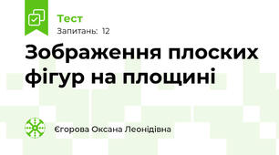 Зображення плоских фігур на площині