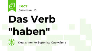 Das Verb "haben"