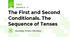 The First and Second Conditionals. The Sequence of Tenses