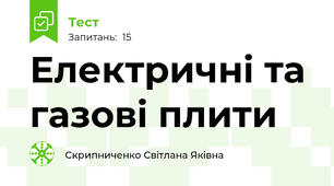Електричні та газові плити