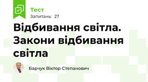 Відбивання світла. Закони відбивання світла 