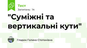 "Суміжні та вертикальні кути"