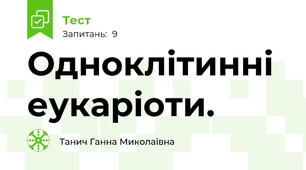 Одноклітинні еукаріоти.
