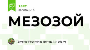 МЕЗОЗОЙ