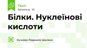 Білки. Нуклеїнові кислоти