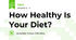 How Healthy Is Your Diet? 