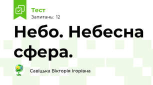 Небо. Небесна сфера.