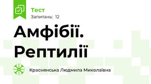Амфібії. Рептилії