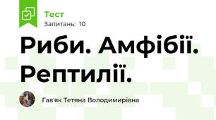 Риби. Амфібії. Рептилії.
