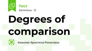 Degrees of comparison