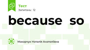 because \ so