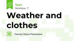 Weather and clothes