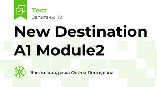 New Destination A1 Module2 