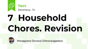 7  Household Chores. Revision