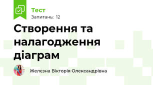 Створення та налагодження діаграм